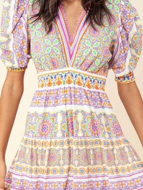 Hale Bob Jessamy Tiered Midi Dress